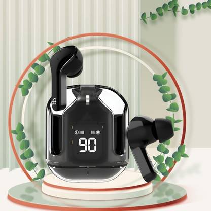 FRONY Earbuds Max UltraPods Transparent Charging Case With LED Digital Display Z208 Bluetooth