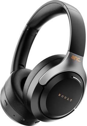 Boult Anchor ANC Calling, 72H Battery, Dual Pairing, Foldable Built, 40mm Driver, 5.4v Bluetooth & Wired