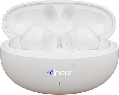 InEar True Wireless in-Ear Earbuds with Mic, Touch Control, Bluetooth 5.3 (White) Bluetooth without Mic