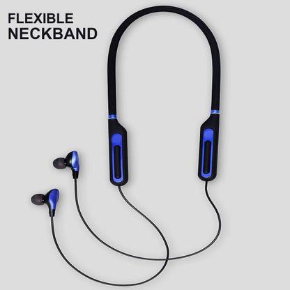 Mobtude Best Ergonomic Design, Sweatproof Neckband, Magnetic Earbud Earphone Bluetooth Gaming