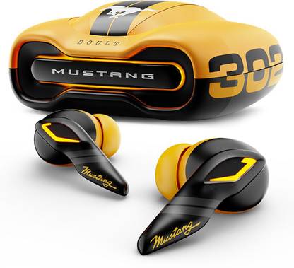Boult Mustang Torq with 50 Hrs Battery, App Support, 4 Mic ENC, Breathable LEDs, 5.4v Bluetooth