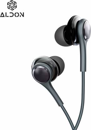 ALDON 3.5MM Headphone Earphone with Mic, in-line controls, 1.2M Tangle Free Wired