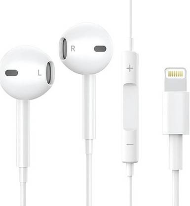 Vntex IPhone Headphones Crystal Clear Sound iPhone Earphones For All IOS Devices Wired
