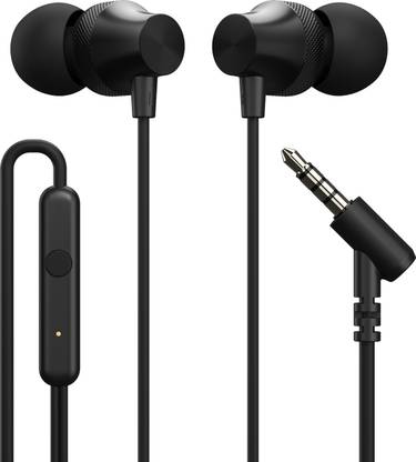 Portronics Conch Beat A Earphones with Mic,3.5mm Audio Jack,Anti Tangle Wired