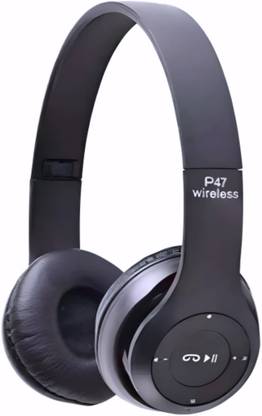 GDS Popular Wireless Headphones with Microphone for Gaming, Movies & Music._4Z Bluetooth & Wired