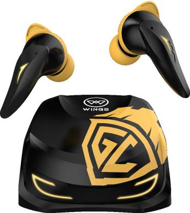 WINGS Phantom 500 Godlike Earbuds with Low latency Game mode Bluetooth Gaming
