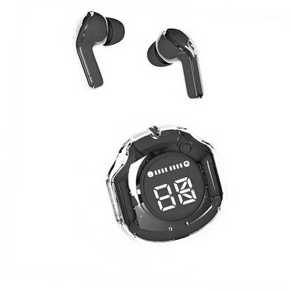 RECTITUDE Best Earbuds Transparent Design TWS Wireless Headphones, in Ear Low Latency Bluetooth