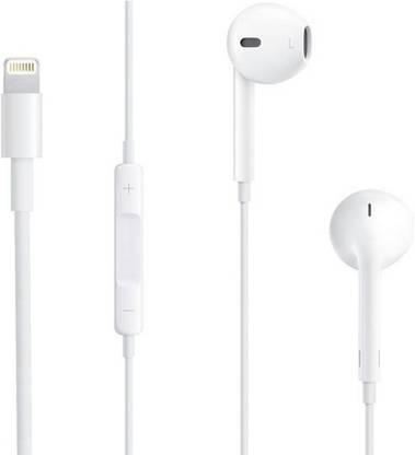 X88 Pro Wired Lightning Headphones Ear Pods with Microphone & Remote Noise Cancelling Wired