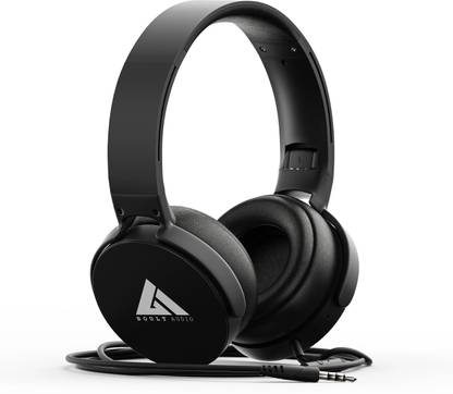 GOBOULT Q2 40mm Drivers, Punchy Deep Bass, Light weight, Protein leather Padded Wired Wired