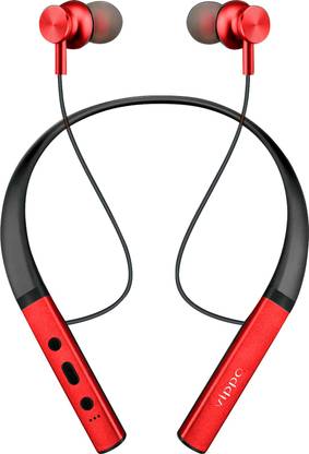 VIPPO VBT-675 Gleaming Light 25 Hours Music Playtime 40 Hours Talk time Neckband Bluetooth Gaming
