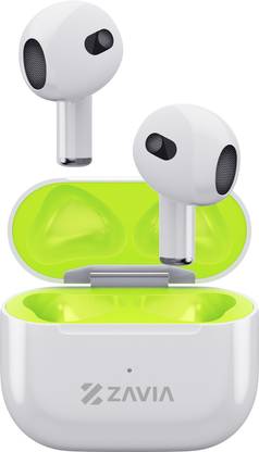 Zavia Atom 520 Earbuds 40H Playtime,300 mAh,Type C,BT5.1, IPX4,Made in India Bluetooth