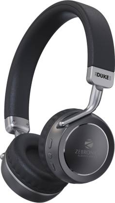 ZEBRONICS Zeb-Duke 2, with 60h Backup, BT v5.4 Mode, ENC, Deep Bass, Dual Pairing Bluetooth Gaming