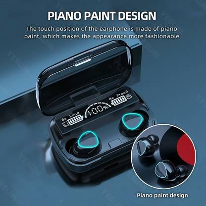 Kabeer enterprises Bluetooth Headphones Tws M10 With Power Bank Bluetooth