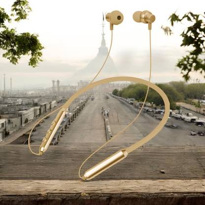 GPQ STORE New Version 5.1 Bt Jazz Neckband earphone bluetooth (A60 Bluetooth