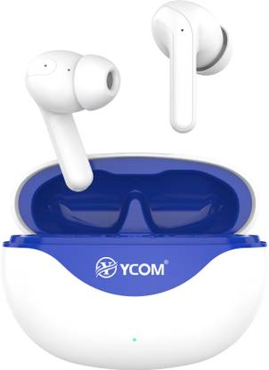 Ycom Truebuds-2 50H Playback, Intelligent Touch Type C FastCharge,Noice Reduction Bluetooth