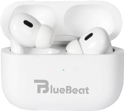 Bluebeat P2 - Wireless Earbuds | Wireless Charging | Elegant Looks | Touch Controls Bluetooth