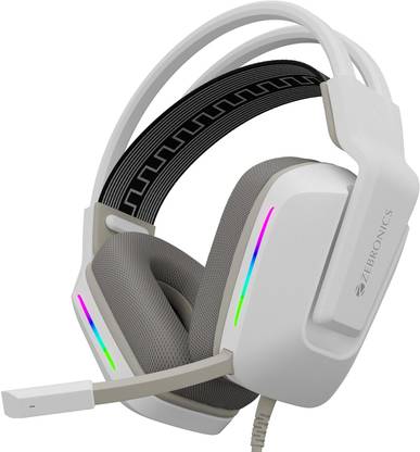 ZEBRONICS Zeb-Havoc Premium Headphone, Dolby Atmos Subscription,Suspension Headband,RGB Wired Gaming