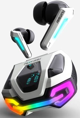 Number Super Buds GT M9 Gaming TWS Earbuds, 60Hr Playback, ANC, 4 Mic ENC, Dual Pairing Bluetooth