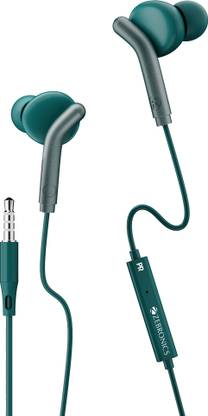 ZEBRONICS ZEB-BRO, With In-Line MiC, 3.5mm Jack, 10mm drivers, Compatible for Phone/Tablet Wired