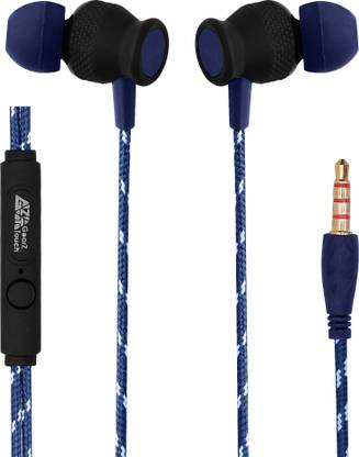 GEARZTOUCH Ear 3.5mm Wired Earphones with in Line HD Mic Wired
