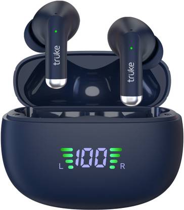 truke Buds Pro with ANC, 48 Hours Playtime, Quad-Mic ENC, 12.4mm driver with AAC Bluetooth