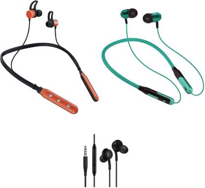 LEVELPLUS Bluetooth Music N4 & Jazz With Akg Neckband Combo 45 Hours Playtime Bluetooth