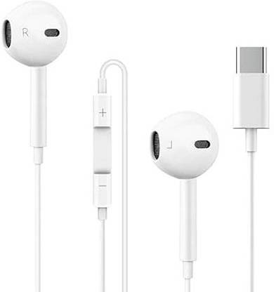 Vntex Type-C Earphones for 15, 15 Plus, 15 Pro, 15 pro Wired