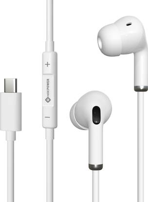 MAK POWER Type-C Wired Earphone | HD Audio, Comfort Fit | Inline Control | 47-inch Cable Wired