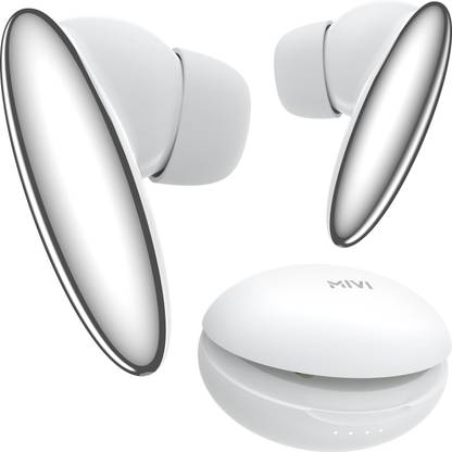 Mivi Duopods K6, 50Hrs PT, HD Call, Fast Charging, 50ms Latency, IPX4,Voice Asst.5.3v Bluetooth