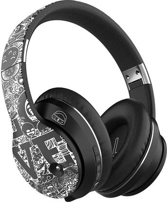 Ekko Skull AlterEgo H02 With Noise Cancellation,15H Playtime, Maxx Bass,Touch Control Bluetooth