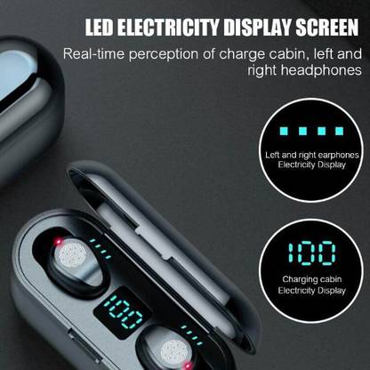 SYARA TAE_F913A_TWS F9 Wireless Earbuds Bluetooth Headset Bluetooth