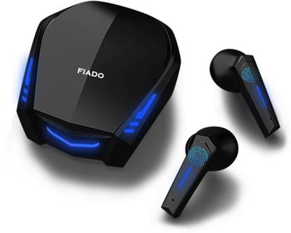 fiado Tws high bass Earbuds 131 noise cancellation 30hrs playtime 40ms low latency Bluetooth Gaming