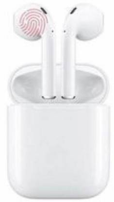 Mestie i12 tws earpods Bluetooth Headset 91 Bluetooth Headset  (White, True Wireless)Mestie i12 tws earpods Bluetooth Headset 91 Bluetooth Headset