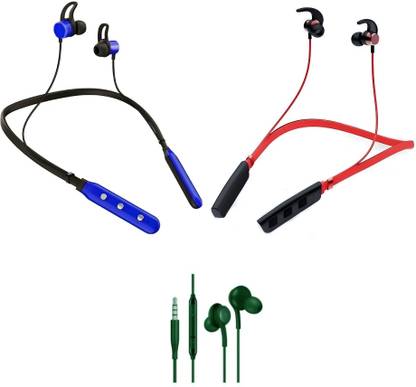LEVELPLUS Bluetooth Music N2 & Buzz R1 With Akg Neckband Combo 45 Hours Playtime Bluetooth