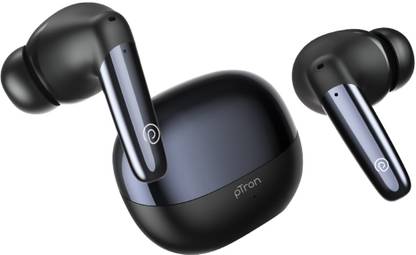 PTron Zenbuds Ultima In-Ear 35dB ANC Earbuds with Quad Mic ENC Calls, 50H Playtime Bluetooth
