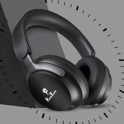 PunnkFunnk Wireless BT Headphones with Deep Bass, Noise Cancellation & 30H Playtime" Bluetooth