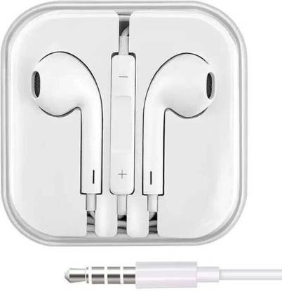 FELL-TRACK 3.5mm earphone Wired Headset (White, In the Ear) Wired without Mic