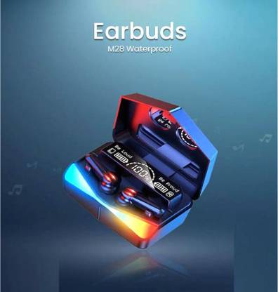YAROH M28 (Earbuds) DeepBass Pro (Bluetooth Headset) with Enhanced Sound ClarityTR363 Bluetooth