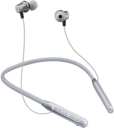KRAZE BT111 White Sense Neckband With Touch Controls,Google Assistant & TypeC charging Bluetooth