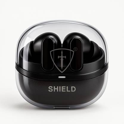 Tiitan Shield09 TWS Earbuds, 15H Playtime, Bluetooth 5.4 Wireless Earphones Bluetooth