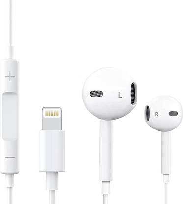 MARS Wired Earphones Mic &Volume Control Built-in for 14/13/12/11 Pro All . Bluetooth & Wired