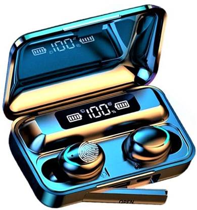 Sketchfab Earbuds F9 Pro TWS Upto Playback | Touch Controls | Instant Voice Assistant Bluetooth