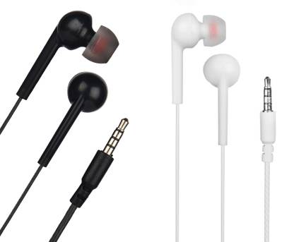 Hitage COMBO EARPHONE HB-14(BLK/WHT)WIRED STEREO HEADSET WITH MIC Wired Gaming