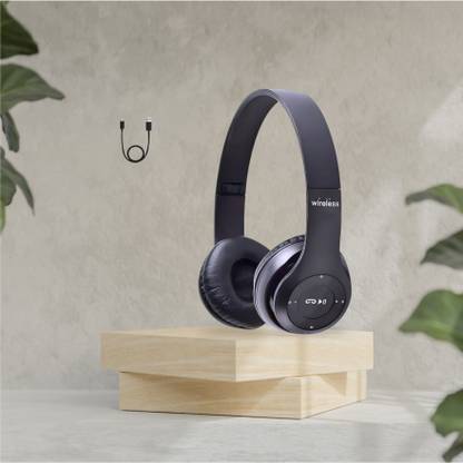 GDS Bluetooth Headphones with Clear Mic for Calls & Multimedia._SS Bluetooth & Wired