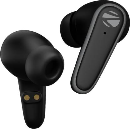 ZEBRONICS Zeb- PODS 1, TWS Earbuds, ENC, ANC, Touch Controls, Voice Assistant, SplashProof Bluetooth Headset