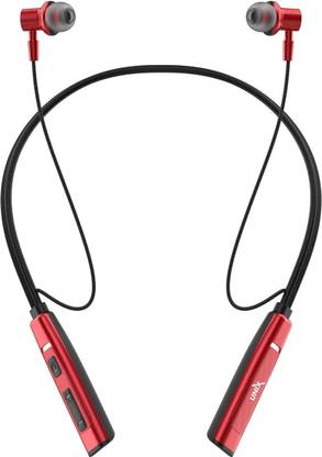 Unix Bombshell 42 Hours Playtime Fast Charging, Dual Pairing Bluetooth Neckband Bluetooth