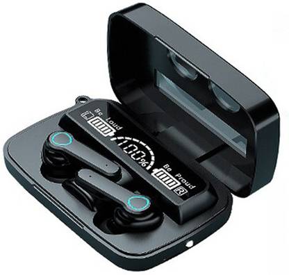 snowbudy 6 Hours Playtime, Ipx5, With Digital Battery Indicator For Crisp Sound Earbuds Bluetooth