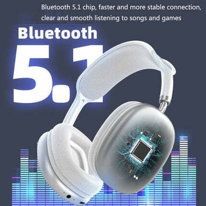 SACRO P9 Wireless, 5.1 Bluetooth Headphones Over Ear With Adjustable DesignV56 Bluetooth