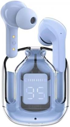 Hespa Ultrapods Max Bluetooth Earbuds – TWS, LED Display, Mic, for All Devices Bluetooth Gaming