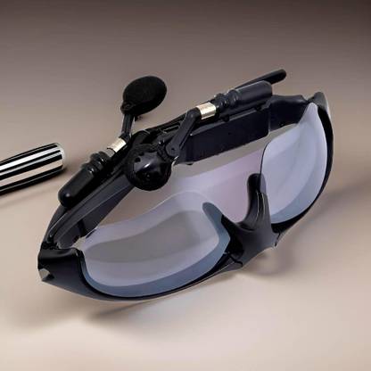 Clairbell (Sunglass with Wireless) Music and (bluetooth headset) and mic JA201 Bluetooth